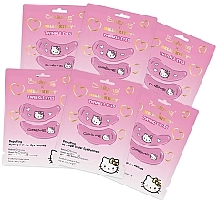 Düfte, Parfümerie und Kosmetik Patches gegen dunkle Augenringe - The Creme Shop x Hello Kitty Twinkle Eyes Depuffing Hydrogel Under Eye Patch