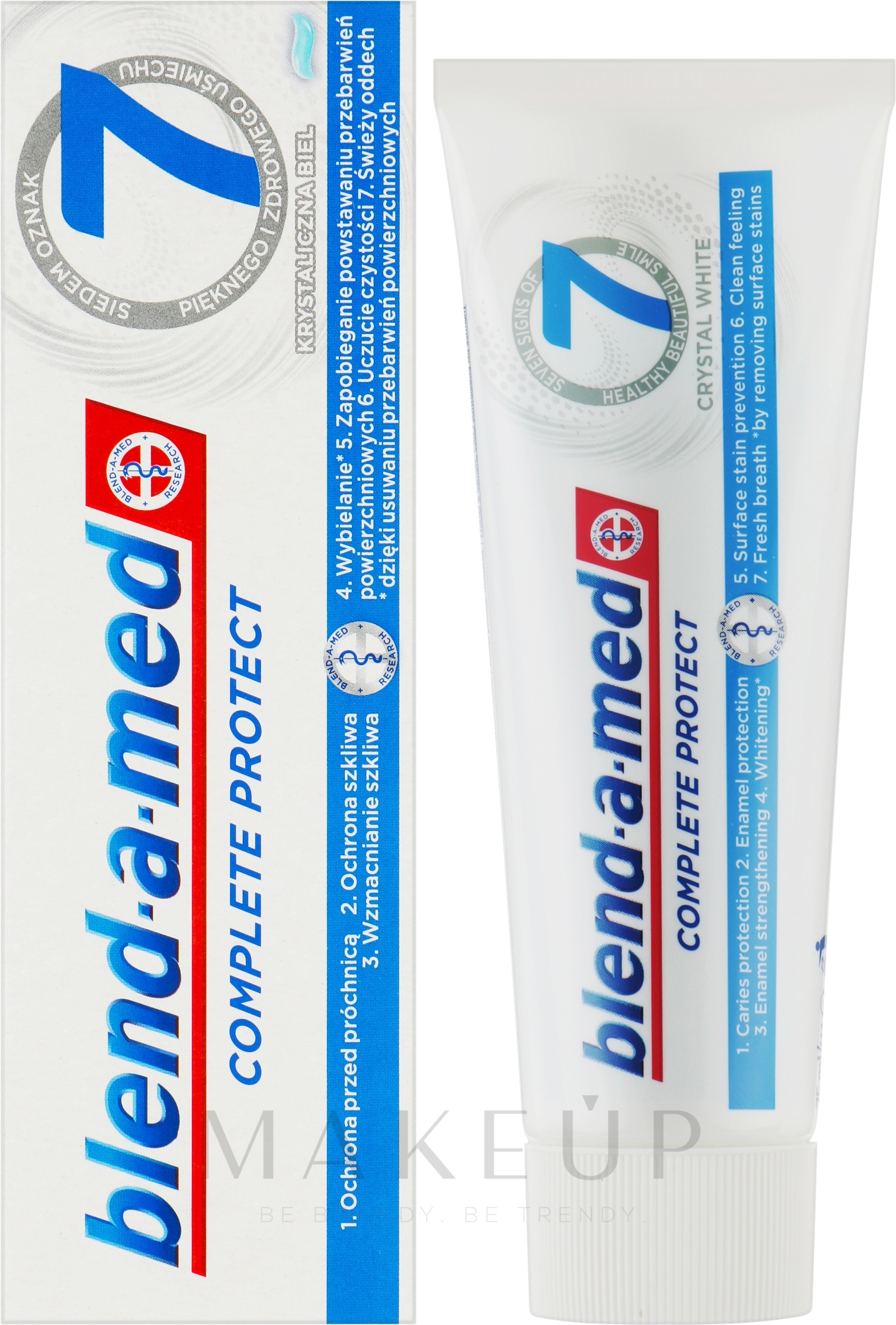 Zahnpasta Complete Protect 7 Crystal White - Blend-a-Med Complete Protect 7 Crystal White Toothpaste — Foto 75 ml