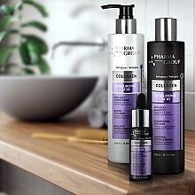 Shampoo für graues Haar - Pharma Group Laboratories Collagen & Hyaluronic Acid Anti-Grey Shampoo — Bild N4