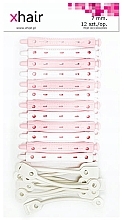 Dauerwellwickler Länge 7 cm d7 mm weiß-rosa 12 St. - Xhair — Bild N2