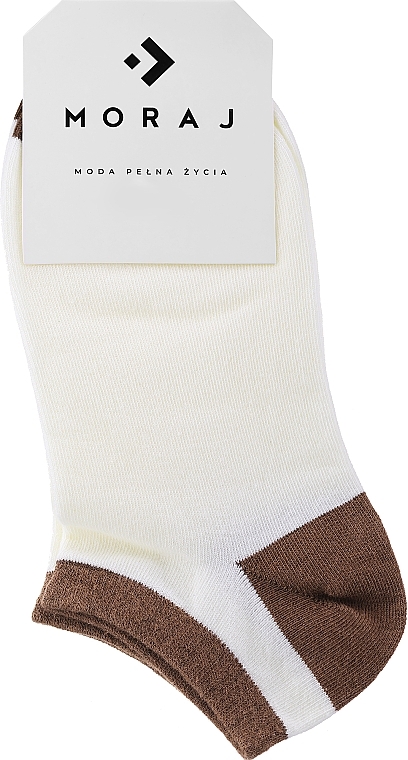 Kurze Damensocken CSD240-083 beige-braun - Moraj — Bild N1