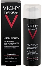 Düfte, Parfümerie und Kosmetik Feuchtigkeitsspendende Anti-Falten Creme für das Gesicht und die Augenpartie - Vichy Homme Hydra Mag C+ Anti-Fatigue Hydrating Care
