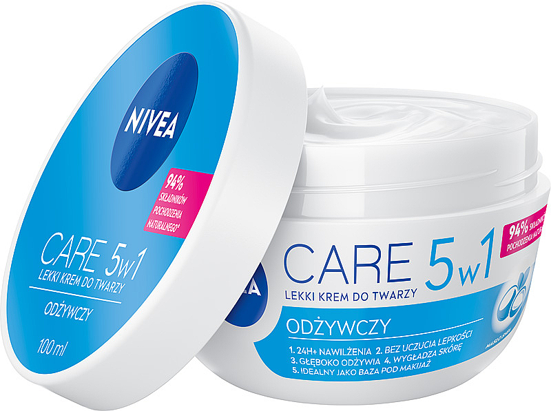 5in1 Pflegende Gesichts- und Körpercreme - NIVEA Care Nourishing Light Cream — Bild N5