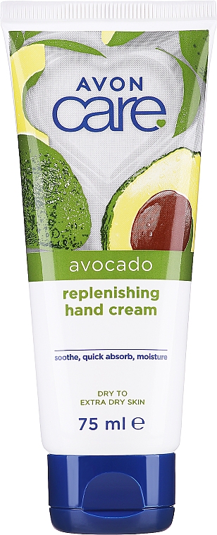 Feuchtigkeitsspendende Handcreme mit Avocadoöl - Avon Care Avocado Replenishing Hand Cream — Bild N1