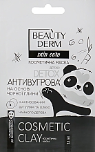 Düfte, Parfümerie und Kosmetik Kosmetische Gesichtsmaske mit schwarzem Ton - Beauty Derm Skin Care Cosmetic Clay