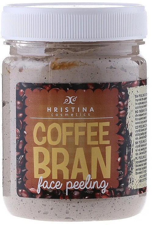 Gesichtspeeling mit Koffein - Hristina Cosmetics Coffee Bran Face Peeling — Bild N1