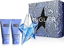 Düfte, Parfümerie und Kosmetik Thierry Mugler Angel - Duftset (edp/25ml + b/lot/50ml + sh/gel/50ml)