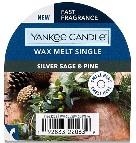 Aromatisches Wachs - Yankee Candle Silver Sage & Pines Wax Melts — Bild N1