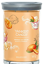 Düfte, Parfümerie und Kosmetik Duftkerze im Glas Mango Ice Cream 2 Dochte - Yankee Candle Singnature