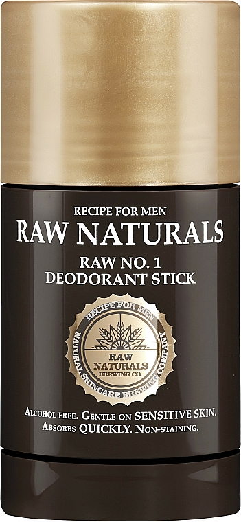 Deostick - Recipe For Men RAW Naturals No. 1 Deodorant Stick — Bild N1