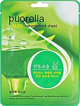 Düfte, Parfümerie und Kosmetik Tuchmaske für das Gesicht mit Aloe - Puorella Aloe Natural Mask Sheet