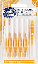 Interdentalbürsten 0,45 mm orange - Dontodent Interdental-Sticks ISO 1 — Bild N1