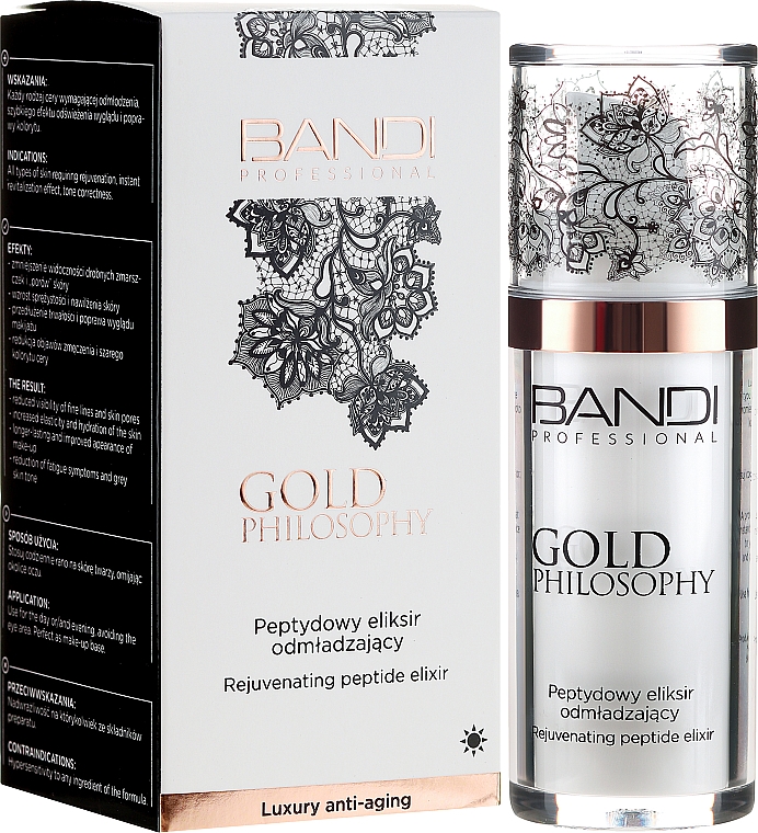 Verjüngendes Gesichtselixier mit Peptiden - Bandi Professional Gold Philosophy Rejuvenating Peptide Elixir — Bild N1