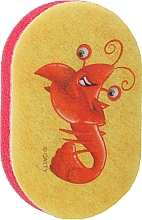 Badeschwamm rosa mit Krabbe - LULA — Bild N1