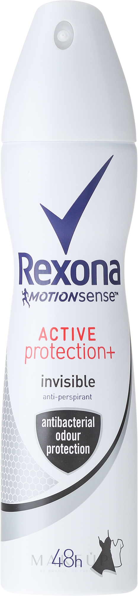 Deospray Antitranspirant - Rexona Motionsense Active Protection+ Invisible — Bild 150 ml