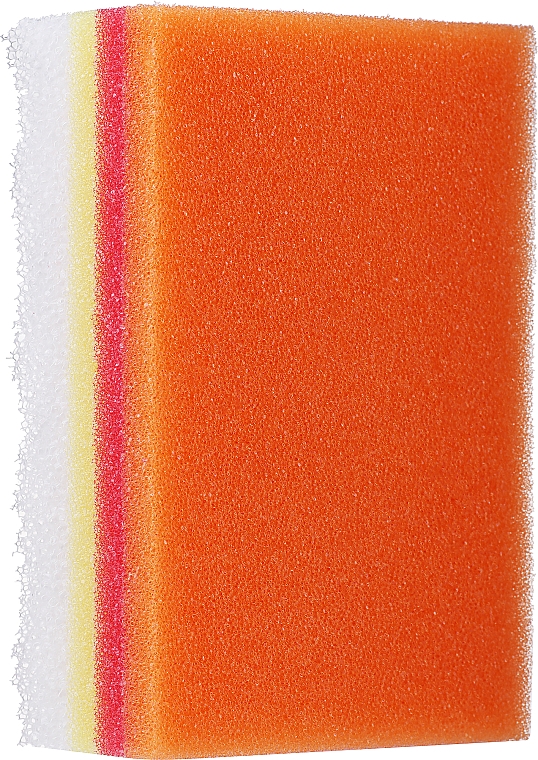 Badeschwamm Regenbogen orange - LULA — Bild N1