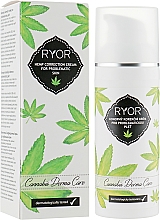 Feuchtigkeitsspendende und korrigierende Gesichtscreme mit Cannabidiol für Problemhaut - Ryor Cannabis Derma Care Corrective Hemp Cream For Skins To Pro — Bild N1
