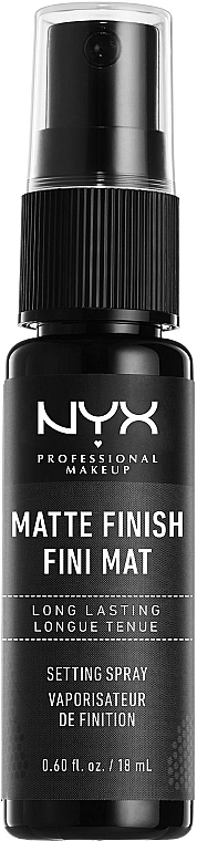 Make-up-Fixierspray mit mattem Finish - NYX Professional Makeup Matte Finish Long Lasting Setting Spray (Mini) — Bild N3