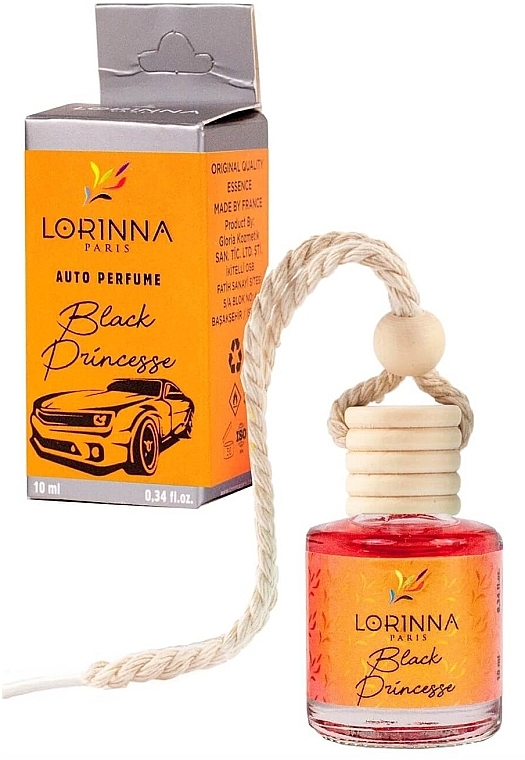 Auto-Lufterfrischer - Lorinna Paris Black Princesse Auto Perfume  — Bild N1