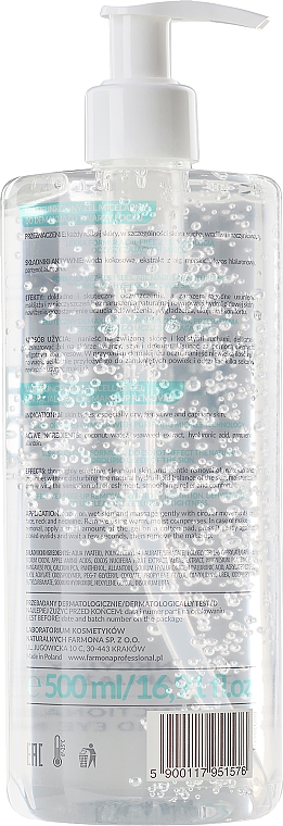 Mizellengel zur Make-up Entfernung für Gesicht und Augen mit Algenwasser - Farmona Professional Pure Icon Multifunctional Micellar Gel — Bild N2