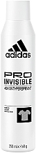 Düfte, Parfümerie und Kosmetik Deospray - Adidas Pro Invisible 48H Anti-Perspirant