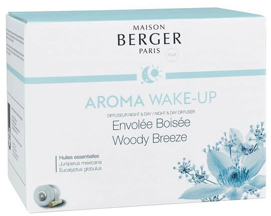 Maison Berger Wake Up Forest Breeze - Duftset (Elektrischer Aroma-Diffusor und Wecker zum Aufwachen und Einschlafen 1St. + Duftkapsel Wake-up 1St.) — Bild N1