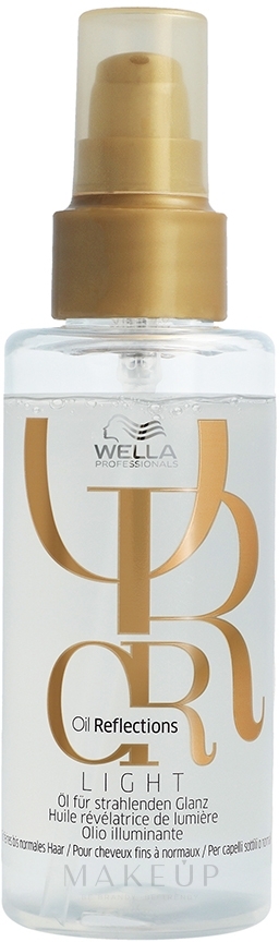 Leichtes Haaröl für Glanzreflexe in feinem bis normalem Haar - Wella Professionals Oil Reflection Light — Bild 100 ml
