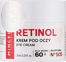 Düfte, Parfümerie und Kosmetik Augencreme mit Retinol 60+ - Mincer Pharma Retinol № 505 Eye Cream