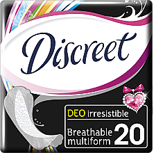 Düfte, Parfümerie und Kosmetik Slipeinlagen Deo Irresistible Multiform 20 St. - Discreet