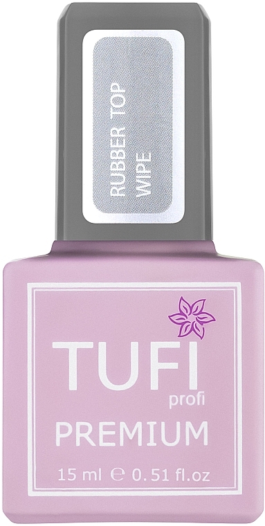 Nagelunterlack mit Klebeschicht - Tufi Profi Premium Rubber Top Wipe — Bild N1