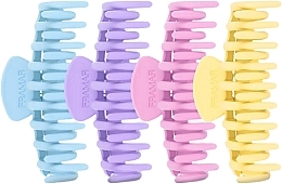 Haarspangen in Pastellfarben 4 St. - Framar Claw Clips Pastel — Bild N1