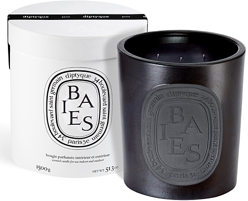 Duftkerze mit drei Dochten - Diptyque Black Baies Ceramic Candle — Bild N2