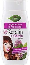 Regenerierende Haarspülung mit Keratin und Chinin - Bione Cosmetics Keratin + Quinine Regenerative Conditioner — Bild N1