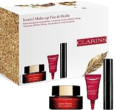 Düfte, Parfümerie und Kosmetik Clarins (Mascara 3ml + Make-up Base 15 ml + Augenkonzentrat 3 ml) - Augen-Make-up Set