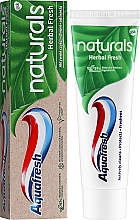 Zahnpasta Kräuterfrische - Aquafresh Naturals Herbal Fresh — Bild N2