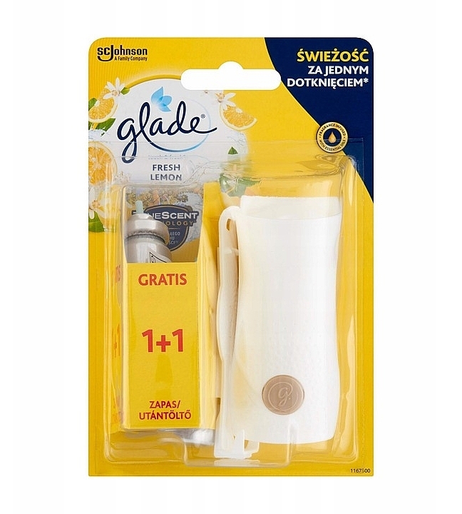 Mini-Lufterfrischer-Spray  - Glade Touch & Fresh Fresh Lemon  — Bild N2