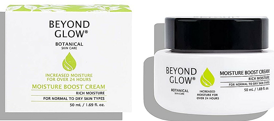 Beruhigende und intensiv feuchtigkeitsspendende Gesichtscreme mit Bambusextrakt und Weizensprossen - Beyond Glow Botanical Skin Care Moisture Boost Cream — Bild N1