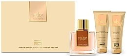 Düfte, Parfümerie und Kosmetik Rue Broca Pride Pour Femme - Duftset (Eau de Parfum 100ml + Duschgel 100ml + Körperlotion 100ml)