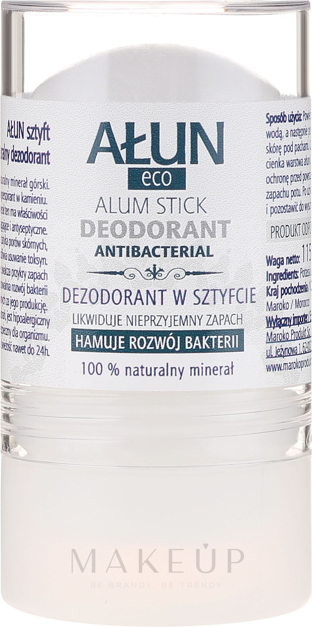 100% Natürlicher Deostick Antitranspirant Alaunstein - Beaute Marrakech Alun Deo Stick — Foto 115 g