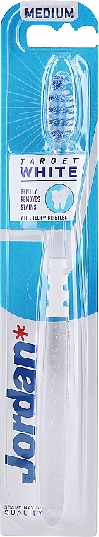 Zahnbürste mittel Target White transparent-weiß - Jordan Target White — Bild N5