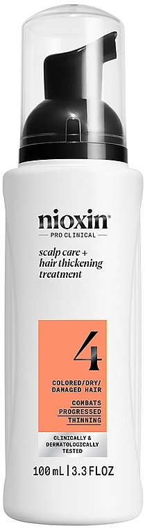 Kopfhautpflege für coloriertes Haar - Nioxin Pro Clinical System 4 Scalp + Hair Thickening Treatment  — Bild N1