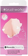 Düfte, Parfümerie und Kosmetik Wende-Duschhaube - Brushworks Reversible Shower Cap Heart Pattern