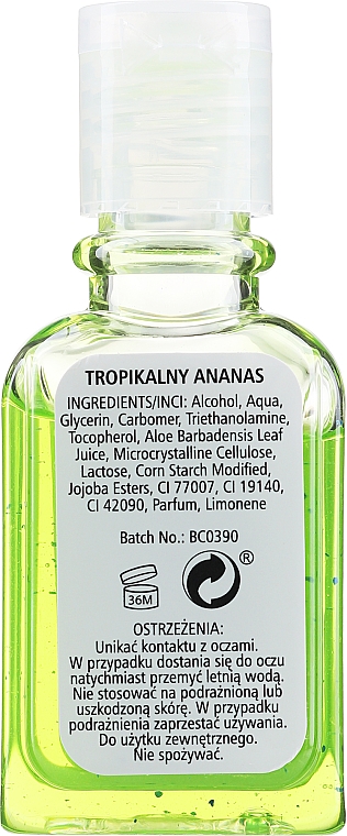 Antibakterielles Handreinigungsgel mit Ananasduft - Chlapu Chlap Antibacterial Hand Gel Pineapple Party — Foto N4
