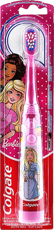 Elektrische Kinderzahnbürste extra weich Barbie rosa 3 - Colgate Electric Motion Barbie — Bild N1