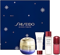 Gesichtspflegeset - Shiseido Vital Perfection Enriched Holiday Kit (Gesichtscreme 50ml + Reinigungsschaum 15ml + Gesichtslotion 30ml + Gesichtskonzentat 10ml) — Bild N3