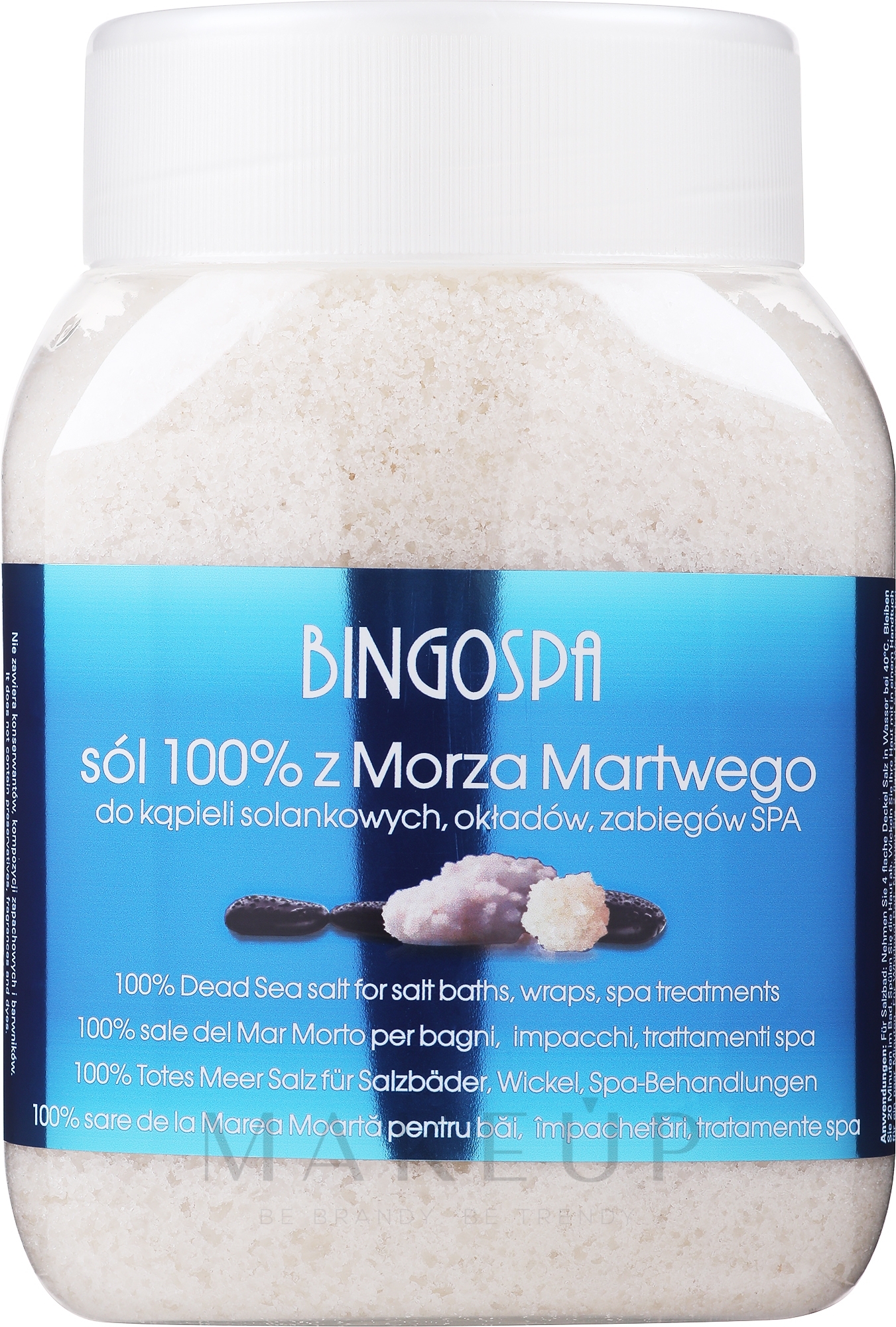 Salz des Toten Meers - BingoSpa 100% Salt From The Dead Sea — Bild 1250 g