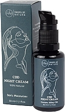 Düfte, Parfümerie und Kosmetik Nachtcreme für das Gesicht - Fam Drops Of Nature CBD Night Cream