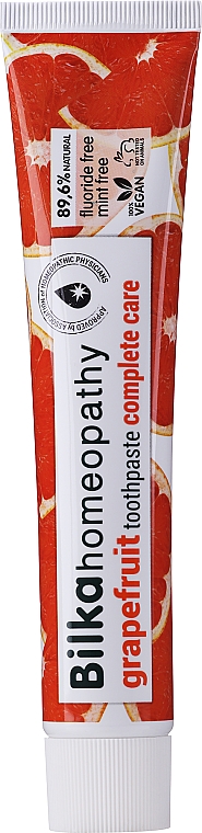Homöopathische Zahnpasta mit Grapefruitgeschmack - Bilka Homeopathy Grapefruit Toothpaste — Bild N1
