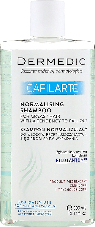 Shampoo für fettiges Haar - Dermedic Capilarte Normalising Shampoo