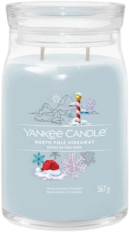 Duftkerze im Glas mit 2 Dochten North Pole Hideaway - Yankee Candle Singnature — Bild N2